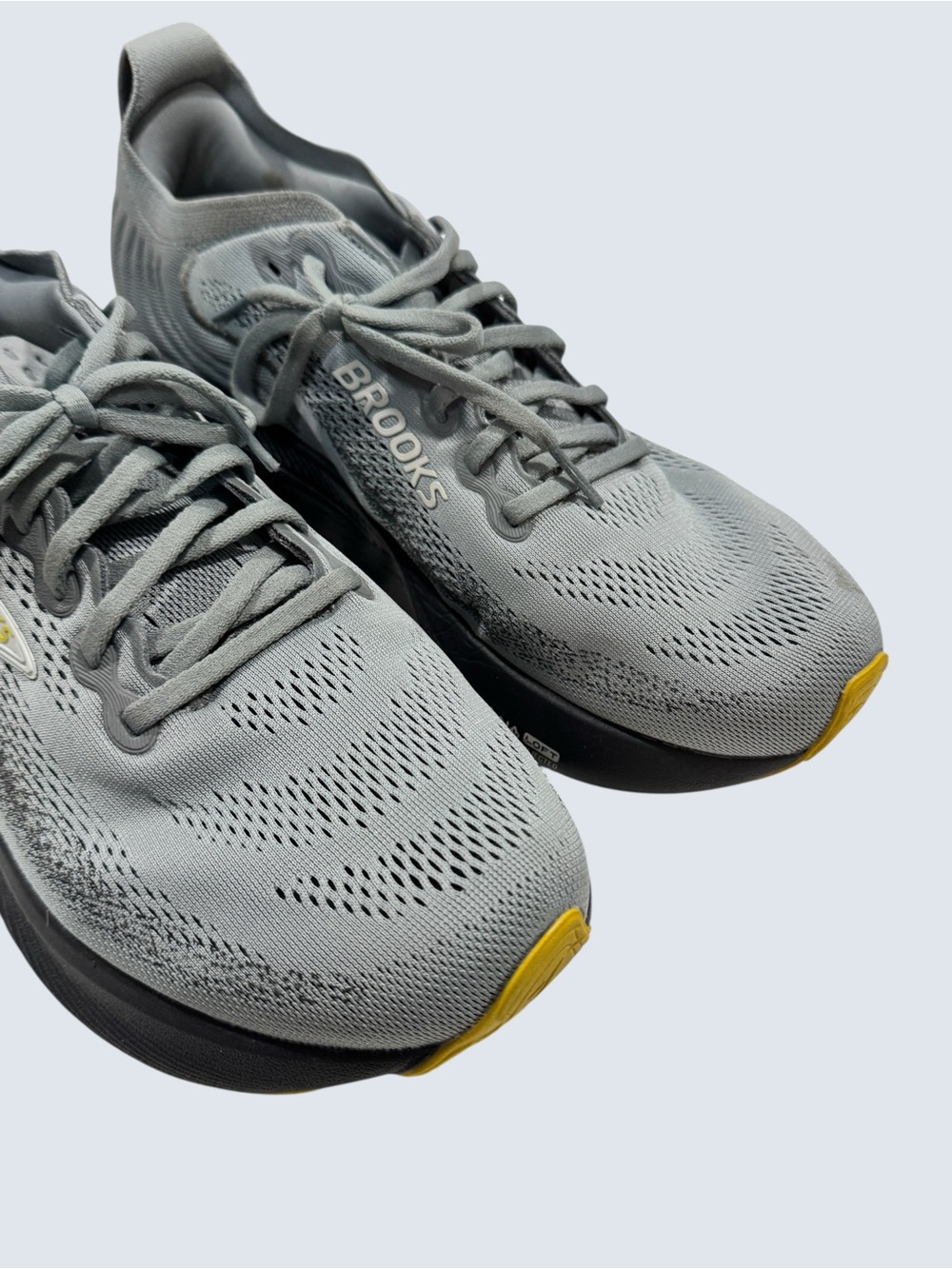 Brooks Adrenaline GTS 25 Nitrogen Injected Gray Running Shoes Mens 10 Medium - Picture 6 of 12